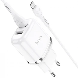 МЗП 2Port Hoco N4 2USB 2.4A USB to Lightning