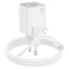 МЗП 2Port Hoco N41 USB+USB-C PD 20W Type-C to Lightning