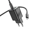 МЗП 2Port Hoco N41 USB+USB-C PD 20W Type-C to Lightning