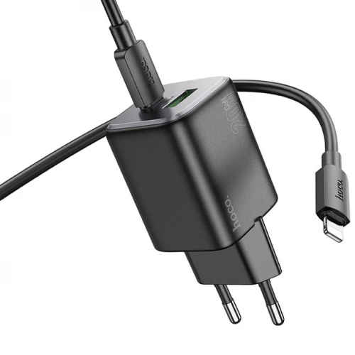 МЗП 2Port Hoco N41 USB+USB-C PD 20W Type-C to Lightning