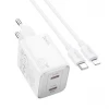 МЗП 2Port Hoco N42 2USB-C PD 45W Type-C to Lightning