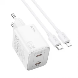 МЗП 2Port Hoco N42 2USB-C PD 45W Type-C to Lightning