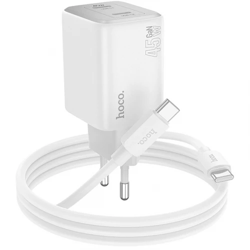 МЗП 2Port Hoco N42 2USB-C PD 45W Type-C to Type-C