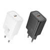 МЗП 2Port Hoco N61 Gentle USB+USB-C QC 3.0 PD 20W Type-C to Lightning