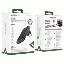 МЗП 3Port Acefast A100 USB+2USB-C PD 65W