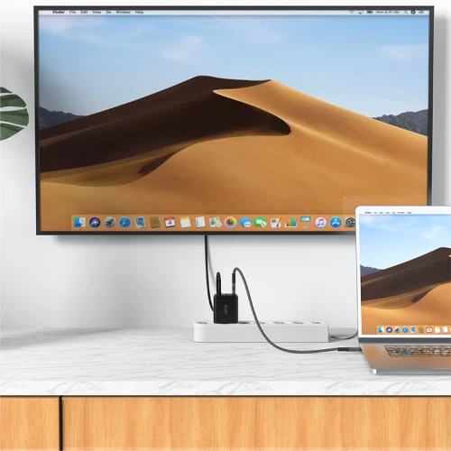 МЗП 3Port Acefast A17 USB + USB-C + HDMI PD3.0 65W Type-C to Type-C