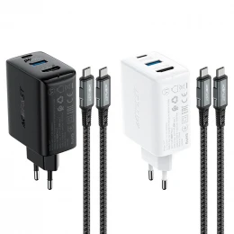 МЗП 3Port Acefast A17 USB + USB-C + HDMI PD3.0 65W Type-C to Type-C