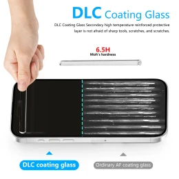 Захисне скло CASETORI Sample AI Diamond Like Carbon with applicator for Apple for iPhone 16 Pro | iP