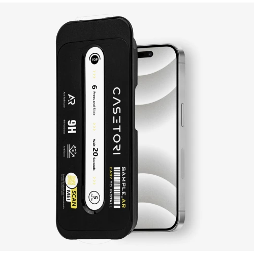 Захисне скло CASETORI Sample AR Antireflective with applicator for Apple iPhone 16 Pro Max (в упаков