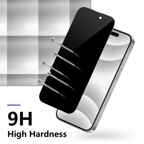 Захисне скло CASETORI Sample HD Privacy for Apple iPhone 15 | iPhone 16 (в упаковці)
