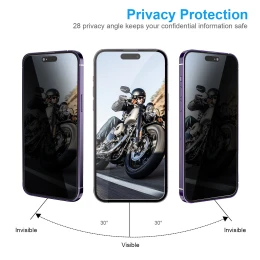 Захисне скло CASETORI for Apple for iPhone 16 Sample HD Privacy (в упаковці)