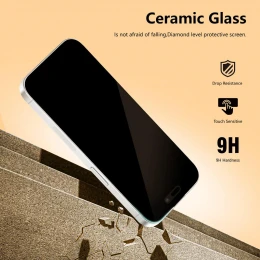 Захисне скло CASETORI for Apple for iPhone 16 Pro | iPhone 17 Sample PRO Ceramic with applicator (в 