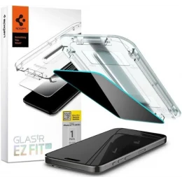 Захисне скло Spigen Privacy Glastr EZ FIT with applicator iPhone 15 | iPhone 16 (в упаковці)