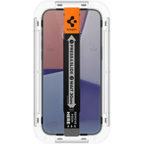 Захисне скло Spigen Privacy Glastr EZ FIT with applicator iPhone 15 | iPhone 16 (в упаковці)