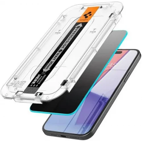 Захисне скло Spigen Privacy Glastr EZ FIT with applicator for Apple for iPhone 16 (в упаковці)